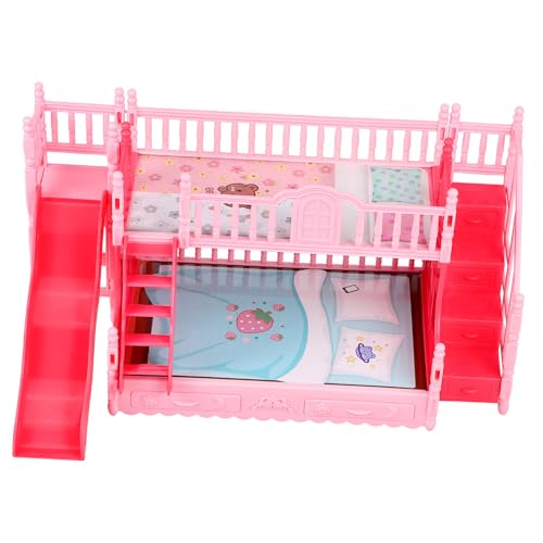 Abaodam Etagenbett für Puppen Mini-Hausbett Puppenhausmöbel Requisiten Miniaturdekoration Puppen etagenbett puppenhaus Einrichtung Mini-Modell Puppenhaus mit Minibett Abs Rosa Abaodam Etagenbett für Puppen Mini-Hausbett Puppenhausmöbel Requisiten Miniaturdekoration Puppen etagenbett puppenhaus Einrichtung Mini-Modell Puppenhaus mit Minibett Abs Rosa von Abaodam