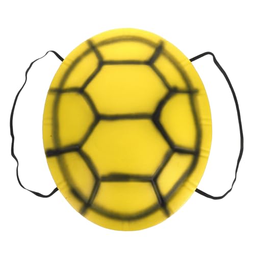 Abaodam Eva Tortoise Shell Kostüm für Erwachsene Leuchtend Gelbe Verkleidung für Halloween Cosplay und Rollenspiele Vielseitiges Accessoire für Feste und Karneval von Abaodam