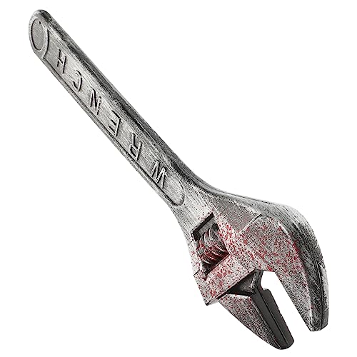 Abaodam Fake Spanner Halloween Bloody Wrench Dekoratives für Cosplay Streich Realistische Foto Requisite für Kreative Spiele und Gruseldekorationen Abaodam Fake Spanner Halloween Bloody Wrench Dekoratives für Cosplay Streich Realistische Foto Requisite für Kreative Spiele und Gruseldekorationen von Abaodam