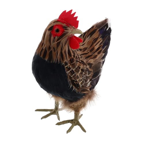 Abaodam Falsche Hühner Und Henne, Die Eierspielzeug Für Ostergartendekorationen Und Gartenhähnchen -Ornamente Realistische Hühnerskulpturen Legen Abaodam Falsche Hühner Und Henne, Die Eierspielzeug Für Ostergartendekorationen Und Gartenhähnchen -Ornamente Realistische Hühnerskulpturen Legen von Abaodam