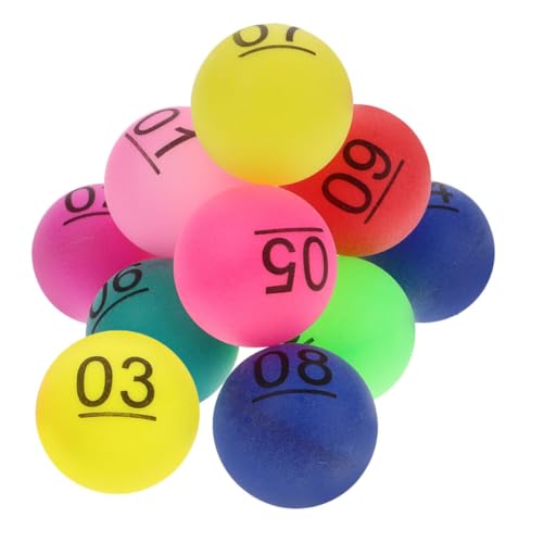 Abaodam Nummeriert 01-20 Mini Für Tischtennis-Spiel Farbige Pong Zahlen Für Tombola Und Aktivität Abaodam Nummeriert 01-20 Mini Für Tischtennis-Spiel Farbige Pong Zahlen Für Tombola Und Aktivität von Abaodam