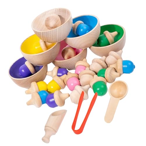 Abaodam Farbensortierbecher mit Gyroskopen Montessori Lernspielzeug zur Feinmotorischer Fähigkeiten und Farberkennung Sicher Glatt für Kleinkinder und Vorschulkinder Abaodam Farbensortierbecher mit Gyroskopen Montessori Lernspielzeug zur Feinmotorischer Fähigkeiten und Farberkennung Sicher Glatt für Kleinkinder und Vorschulkinder von Abaodam