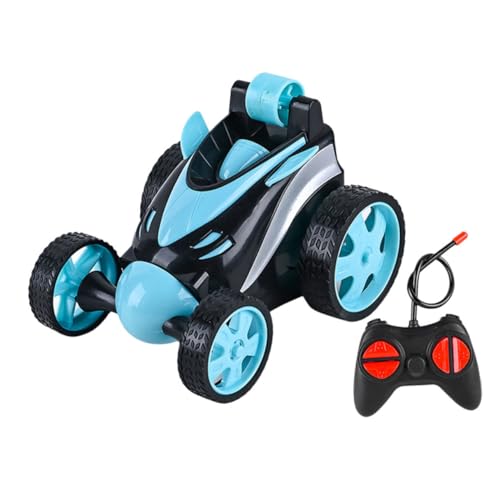 Abaodam Ferngesteuertes Offroad Spielzeugauto für Robustes Kunststoffmodell mit Kollisionsfunktion Blaues Cartoon Design für Jungen und Mädchen von Abaodam