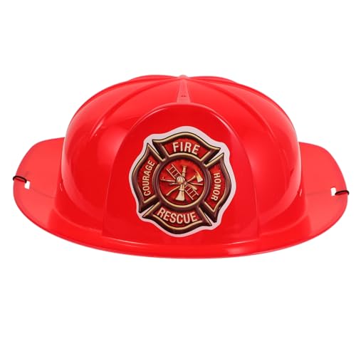 Abaodam Feuerwehrhelm für Rollenspiele Cosplay Zubehör für Feuerwehrmann Kostüme für Kinderpartys Halloween und Schulveranstaltungen Bequemer und Atmungsaktiver Kunststoff Abaodam Feuerwehrhelm für Rollenspiele Cosplay Zubehör für Feuerwehrmann Kostüme für Kinderpartys Halloween und Schulveranstaltungen Bequemer und Atmungsaktiver Kunststoff von Abaodam