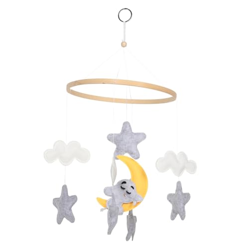 Abaodam Filz Verzierungen babybett Mobile für Babys Mobile für Kinderbett Babybett Spieluhr Babybett Mobile Bett deko -Spiral-Plüschtiere -Mobile Stoff Grey Abaodam Filz Verzierungen babybett Mobile für Babys Mobile für Kinderbett Babybett Spieluhr Babybett Mobile Bett deko -Spiral-Plüschtiere -Mobile Stoff Grey von Abaodam