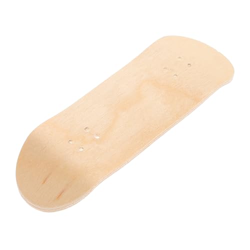 Abaodam Finger Skateboard Deck aus Ahornholz Hochwertiges DIY Griffbrett für Erwachsene für Tricks und Individuelles Design Natürliche Holzoberfläche von Abaodam