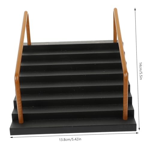 Abaodam Finger Skateboard Rampe Mini Fingerskateboard Park Zubehör Plastik Hindernis Finger Scooter Park Kit für Junge Mädchen Outdoor von Abaodam