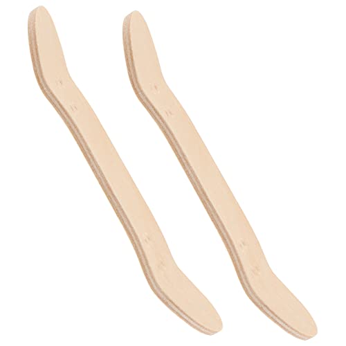 Abaodam Finger-Skateboards, unlackiert, doppelseitig, für DIY-Projekte für kreatives Spielen und Geschicklichkeitsentwicklung, 2 Stück Abaodam Finger-Skateboards, unlackiert, doppelseitig, für DIY-Projekte für kreatives Spielen und Geschicklichkeitsentwicklung, 2 Stück von Abaodam