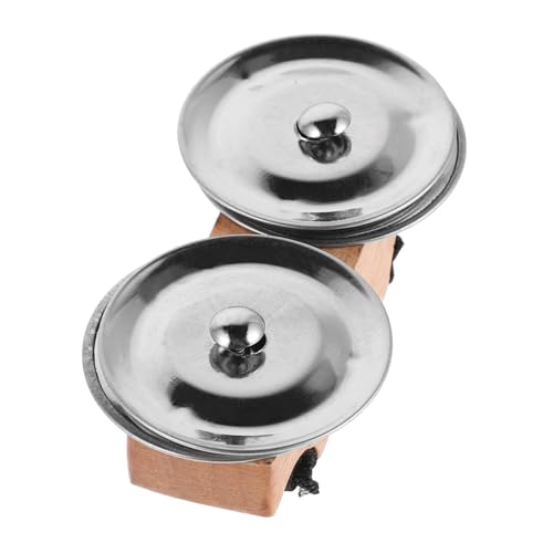 Abaodam Finger Jingle Tamburin Kompakte Mini-Trommel Für Jungen Und Mädchen Und Erwachsene Hölzernes Handglockeninstrument Abaodam Finger Jingle Tamburin Kompakte Mini-Trommel Für Jungen Und Mädchen Und Erwachsene Hölzernes Handglockeninstrument von Abaodam