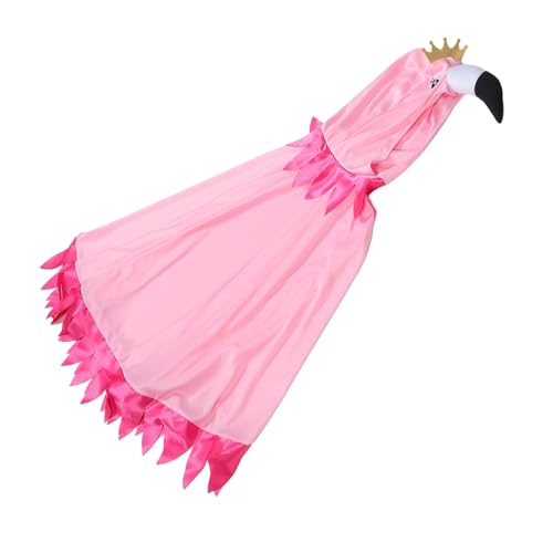 Abaodam Flamingo Kapuzenumhang Für Junge Mädchen Und Erwachsene Lebhaftes Cosplay Kostüm Für Halloween Und Weihnachtsfeiern Einzigartiger Druck Bequemes Tragegefühl Für Auftritte Und von Abaodam
