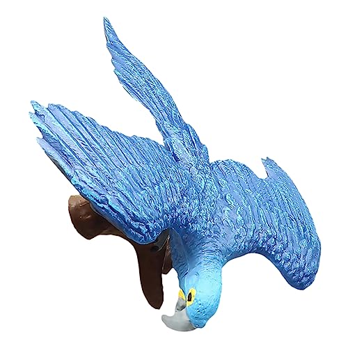 Abaodam Fliegender Blauer Papagei Tiermodell Künstliches Modell Vögel Modell Blue von Abaodam