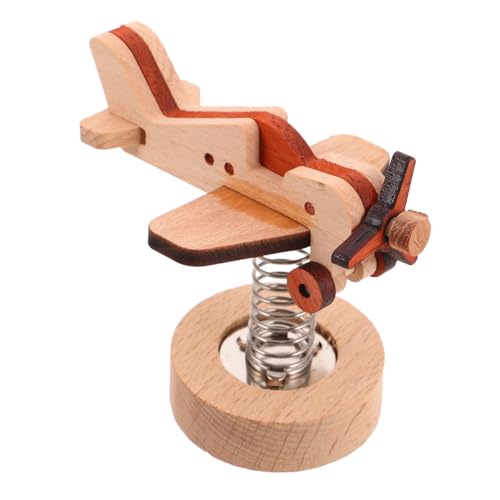 Abaodam Flugzeugmodell Mit Federsockel: DIY-Holz-bastelset, Kleines Schaukelflugzeug Aus Holz, Bauspielzeug, Auto-armaturenbrett-Ornament Für Büro, Zuhause, Schreibtisch, Foto-Requisite Abaodam Flugzeugmodell Mit Federsockel: DIY-Holz-bastelset, Kleines Schaukelflugzeug Aus Holz, Bauspielzeug, Auto-armaturenbrett-Ornament Für Büro, Zuhause, Schreibtisch, Foto-Requisite von Abaodam