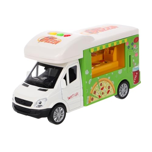Abaodam Pädagogisches Kleinkind-LKW-Spielzeug Für Jungen Und Mädchen Lebensmittelwagen Spielküche Kochspielzeug-Set Rollenspiel Essensstation von Abaodam