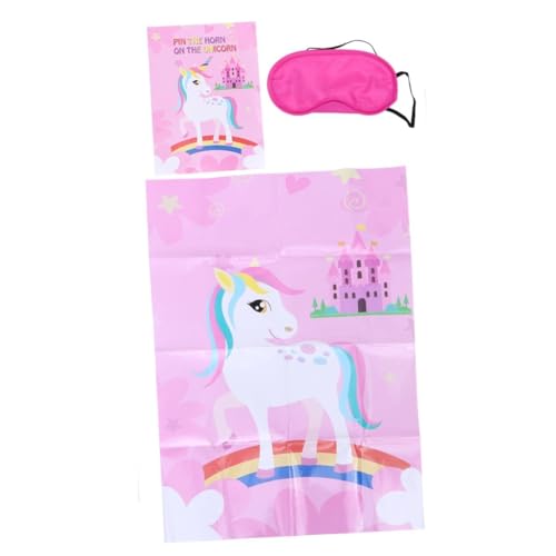 Abaodam Foto Aufkleber geburtstagsdeko kindergeburtstags Dekoration Kinderparty Tischspiele Geburtstagsfeier spielwaren Toy Aufkleber Spielplakat Spiel Aufkleber Rosa von Abaodam