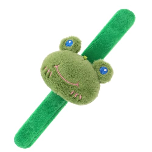 Abaodam Frosch-Armband ausgestopft Frösche Tiere Froschkostüme für Froschkostüm für Schnapparmbänder Schlagarmbänder für Halloween-Slap-Armbänder Plüsch Grün Abaodam Frosch-Armband ausgestopft Frösche Tiere Froschkostüme für Froschkostüm für Schnapparmbänder Schlagarmbänder für Halloween-Slap-Armbänder Plüsch Grün von Abaodam