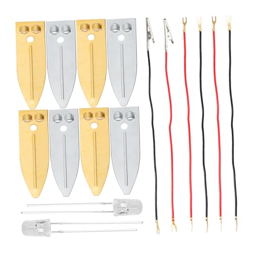 Abaodam Fruchtbatterie Experimentierkit für Kupferplatten DIY Physik Lernspielzeug Komplettes Elektrisches Obst Batterie für Schulprojekte und Naturwissenschaftliche Experimente von Abaodam