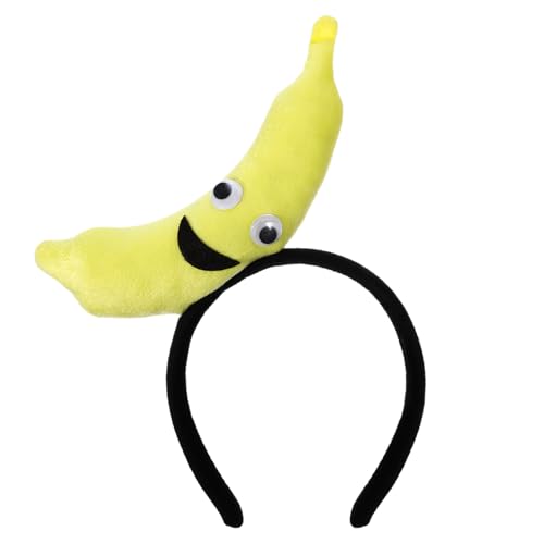 Abaodam Fruchthaarreifen Performance-haarreifen Party-haarband Pflanzlicher Haarreifen Plüsch-haarbänder Kopfbedeckung Für Stirnbandhüte Für Teeparty Banane Kleidung von Abaodam