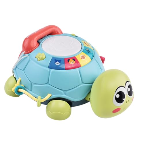 Abaodam Früherziehungs Geschichtenmaschine Schildkrötenspielzeug Musikspielzeug Musik Player Audio Player Für Kindermusik Kinderspielzeug Süßes Musikspielzeug Himmelblauer von Abaodam