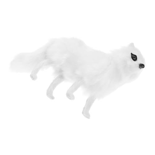 Abaodam Fuchsförmige Puppe, simulierte Figur, niedliches Tierornament für Heimdekoration, realistische Fuchs-Statue, einzigartiges Geschenk für Freunde Abaodam Fuchsförmige Puppe, simulierte Figur, niedliches Tierornament für Heimdekoration, realistische Fuchs-Statue, einzigartiges Geschenk für Freunde von Abaodam