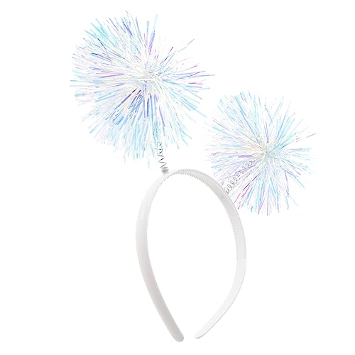 Abaodam Geburtstags Pom Pom Stirnband Flexibel Leichter Antennen Haarreif Damen Teens Party Karneval Zubehör Abaodam Geburtstags Pom Pom Stirnband Flexibel Leichter Antennen Haarreif Damen Teens Party Karneval Zubehör von Abaodam