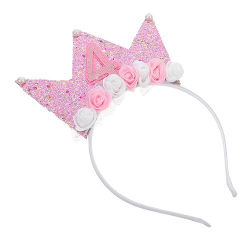 Abaodam Geburtstags Stirnband Leichtes Haaraccessoire Filz Sicher für Partyoutfits Auffälliges Design für Unvergessliche Feiern von Abaodam