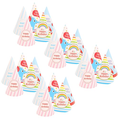 Abaodam Geburtstagsfeier Papierhüte Lustige Spitze Partyhüte Für Bunte Dekoration Für Geburtstagspartys Papphüte Im Cone Design Abaodam Geburtstagsfeier Papierhüte Lustige Spitze Partyhüte Für Bunte Dekoration Für Geburtstagspartys Papphüte Im Cone Design von Abaodam