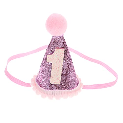Abaodam Erster Geburtstag Hut Stirnband Baby 1. Geburtstag Süße Modische Foto-accessoire Abaodam Erster Geburtstag Hut Stirnband Baby 1. Geburtstag Süße Modische Foto-accessoire von Abaodam