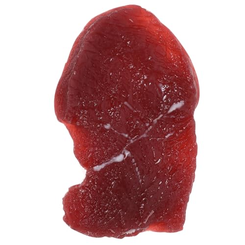 Abaodam Gefälschtes Fleisch-lebensmittelmodell Gefälschtes Gekochtes Steak Vorgeben, Fleisch Zu Fleischspielzeug Rindersteak Naturgetreue Fleischdekoration Künstliches Steak PVC Abaodam Gefälschtes Fleisch-lebensmittelmodell Gefälschtes Gekochtes Steak Vorgeben, Fleisch Zu Fleischspielzeug Rindersteak Naturgetreue Fleischdekoration Künstliches Steak PVC von Abaodam