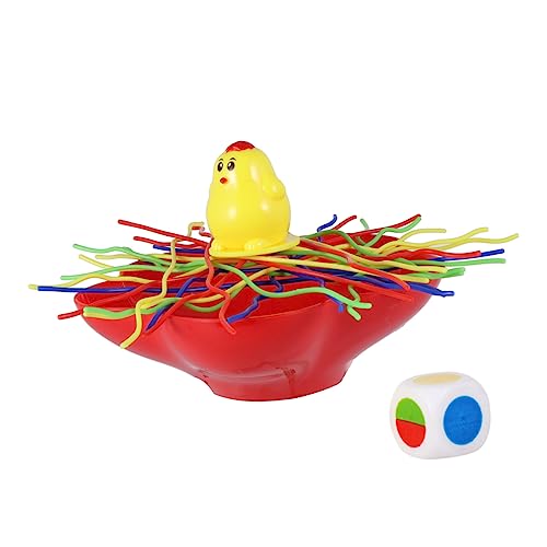 Abaodam Balance-Spielzeug Für Mädchen Chick Noodles Stacking Game Lernspielzeug Logisches Denken Sicheres Kunststoffmaterial Für Kleinkinder von Abaodam