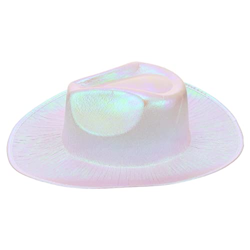Abaodam Glitzernder Western Cowboy Hut für Modischer Cowgirl Hut für Cosplay und Themenpartys Leicht und Atmungsaktiv für Fotos Abaodam Glitzernder Western Cowboy Hut für Modischer Cowgirl Hut für Cosplay und Themenpartys Leicht und Atmungsaktiv für Fotos von Abaodam
