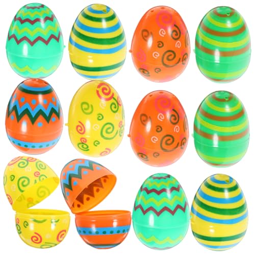 Abaodam Goldene Ostereier für Partys, befüllbar, abnehmbar, passende Eier, Fischschale, Blumentopf, Netz, Töpfe, Soffittenkorb, Eierfüller, Vogelnest, Dekoration, Kunststoff, 12 Stück Abaodam Goldene Ostereier für Partys, befüllbar, abnehmbar, passende Eier, Fischschale, Blumentopf, Netz, Töpfe, Soffittenkorb, Eierfüller, Vogelnest, Dekoration, Kunststoff, 12 Stück von Abaodam