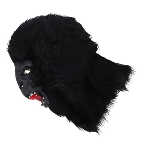 Abaodam Gorilla Maske für Halloween Lebensechte Tiermaske für Kostümpartys Clubs und Festivals Bequem und Leicht für Gruselige Anlässe von Abaodam