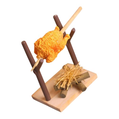 Abaodam Grillset für Puppenhaus Realistisches BBQ mit Grill und Brathähnchen Garten und Küchendekoration Interaktives Rollenspielzubehör Abaodam Grillset für Puppenhaus Realistisches BBQ mit Grill und Brathähnchen Garten und Küchendekoration Interaktives Rollenspielzubehör von Abaodam