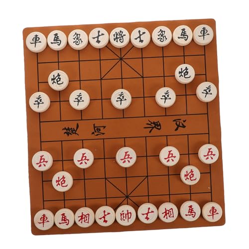 Abaodam Großes Holz Schachspiel für Erwachsene Faltbares Chinesisches Schachbrett mit Einzigartigem Design für Interaktive Familienspiele Fördert Strategisches und Abaodam Großes Holz Schachspiel für Erwachsene Faltbares Chinesisches Schachbrett mit Einzigartigem Design für Interaktive Familienspiele Fördert Strategisches und von Abaodam