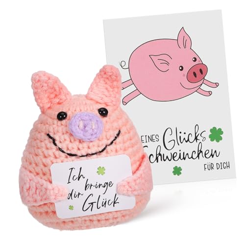 Abaodam Häkel Schweinchen für Emotionale Unterstützung Weiches Langlebiges Stofftier Positives Kuscheltier für Stressabbau und Raumdekoration als Abaodam Häkel Schweinchen für Emotionale Unterstützung Weiches Langlebiges Stofftier Positives Kuscheltier für Stressabbau und Raumdekoration als von Abaodam