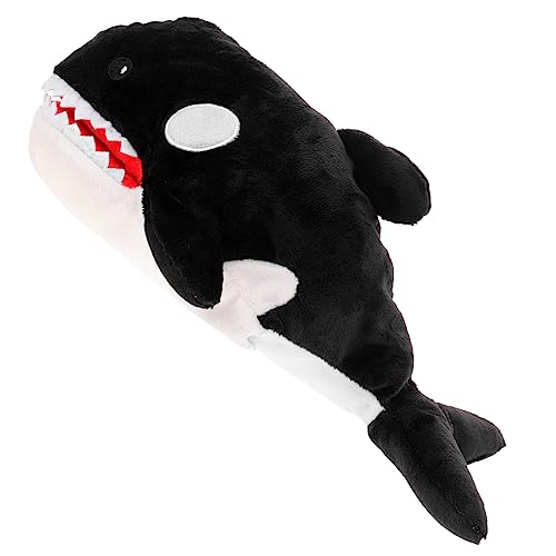 Abaodam Hai-Marionette Hund Handpuppe Plüschtiere Hase Plüschpuppe Plüsch Handpuppe Tierische Handpuppe Pädagogische Handpuppe Marionette Für Walpuppe Pp Baumwolle Black von Abaodam