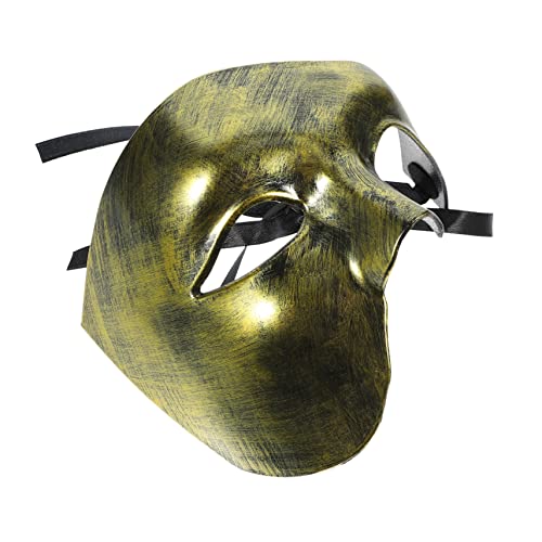 Abaodam Halbgesichtsmaske für Halloween Tragbare Party Maske mit Verstellbaren Trägern Dekorative Maske für Maskenbälle Karneval und Cosplay Elegantes Design für Besondere Anlässe Abaodam Halbgesichtsmaske für Halloween Tragbare Party Maske mit Verstellbaren Trägern Dekorative Maske für Maskenbälle Karneval und Cosplay Elegantes Design für Besondere Anlässe von Abaodam