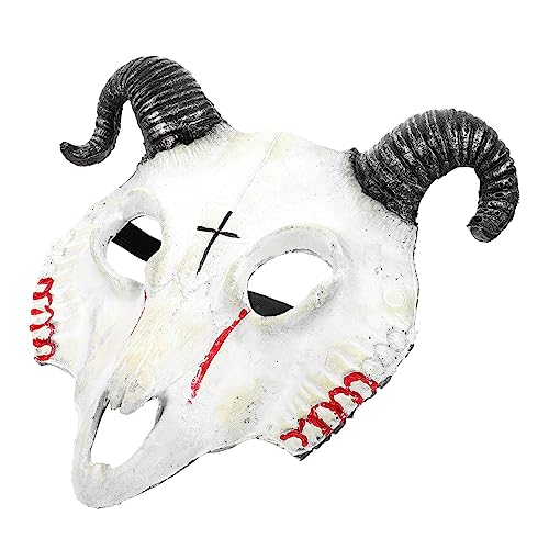 Abaodam Halloween Bergziegenmaske Realistische Tiermaske Für Kostümpartys Karneval Und Cosplay Hochwertige Halloween-dekoration Für Unvergessliche Feiern von Abaodam