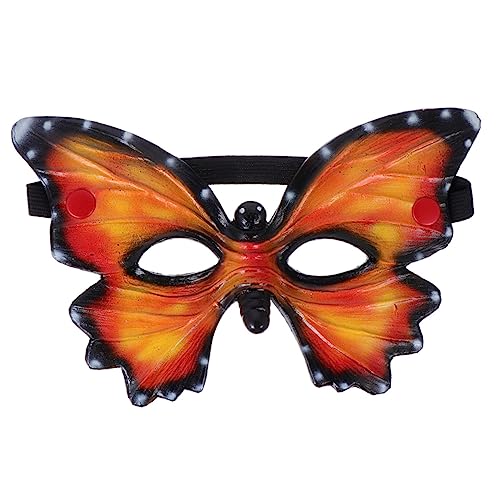 Abaodam Halloween Butterflies Maske Einzigartiges Design Realistische Details für Kopfgrößen Geeignet für Halloween Kostümpartys und Besondere Anlässe von Abaodam