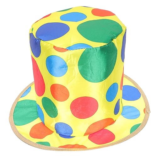 Abaodam Halloween Clown Cosplay Hut Große Kostüm Requisit Karneval Verkleidung für Erwachsene und Jugendliche Geeignet für Halloween Party Maskerade und Zirkus Themen von Abaodam