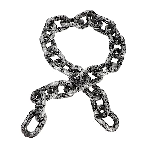 Abaodam Halloween Dekoration Kette Realistische Kunststoffkette für Kostüme und Partys Lange Deko für Halloween Events und Gruselatmosphäre Abaodam Halloween Dekoration Kette Realistische Kunststoffkette für Kostüme und Partys Lange Deko für Halloween Events und Gruselatmosphäre von Abaodam