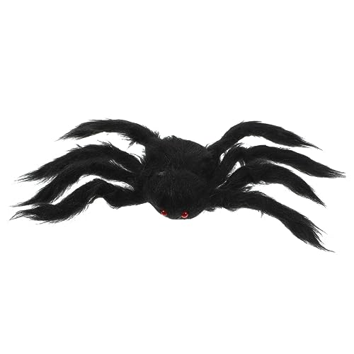 Abaodam Halloween-Dekorationsspinne Plüsch Marienkäfer ausgestopft Karikatur beängstigend Halloween wanddeko Halloween Horror riesenspinne riesige Halloween-Spinne Spinnen Dekoration Black von Abaodam