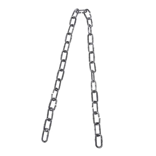 Abaodam Halloween Fake Kette aus Kunststoff Lange Kettenstütze für Party Dekoration Cosplay Requisiten und Spukhaus für Halloween Fest und Kindergeburtstage Abaodam Halloween Fake Kette aus Kunststoff Lange Kettenstütze für Party Dekoration Cosplay Requisiten und Spukhaus für Halloween Fest und Kindergeburtstage von Abaodam