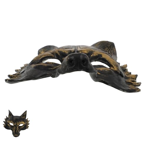 Abaodam Halloween Fuchs Maske aus PU Schaum Halbes Gesicht Tiermaske mit Elastischem Riemen Verstellbar für Kostüm und Party Dress Up Erwachsene Männer Frauen Zufällige Zufällige Farbe Abaodam Halloween Fuchs Maske aus PU Schaum Halbes Gesicht Tiermaske mit Elastischem Riemen Verstellbar für Kostüm und Party Dress Up Erwachsene Männer Frauen Zufällige Zufällige Farbe von Abaodam