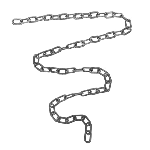 Abaodam Halloween Gefangenenketten Gefälschte Kettenglieder Halloween Kette Halloween Requisiten Halloween Kette Gefälschte Kette Cosplay Zubehör Halloween Gefälschte Kette von Abaodam