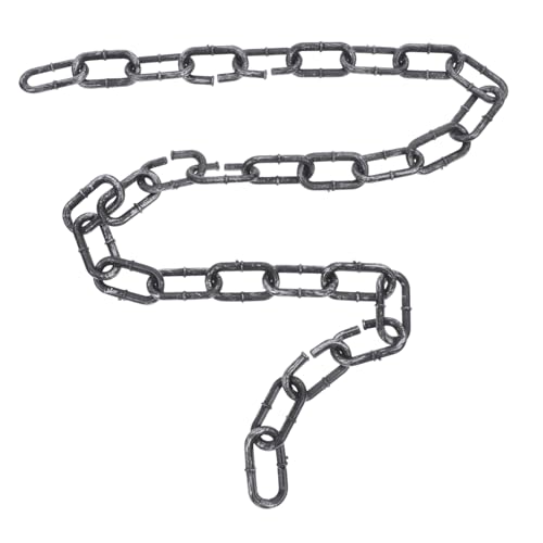Abaodam Halloween Gefangenenketten Kettenglied Gefälschte Kette Halloween Dekoration Kette Halloween Kostüm Cosplay Kette Halloween Requisite Halloween Kette Requisite Abaodam Halloween Gefangenenketten Kettenglied Gefälschte Kette Halloween Dekoration Kette Halloween Kostüm Cosplay Kette Halloween Requisite Halloween Kette Requisite von Abaodam