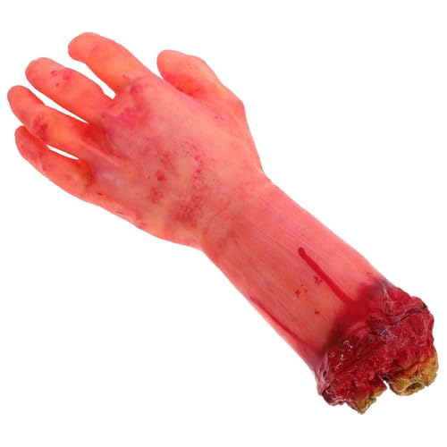 Abaodam Halloween Gruselige Gefälschte Hand Requisite Realistische Abgetrennte Hand für Partydekoration Halloween Horror und Streiche von Abaodam