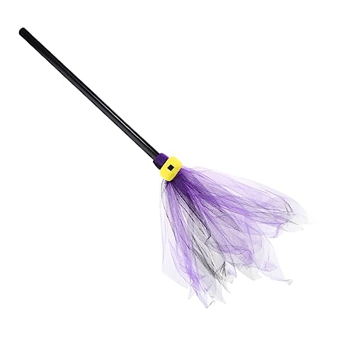 Abaodam Halloween Hexenbesen Cosplay Deko Besen Leichtes Gauze Material Party Requisite für Tanz und Verkleidung Abaodam Halloween Hexenbesen Cosplay Deko Besen Leichtes Gauze Material Party Requisite für Tanz und Verkleidung von Abaodam