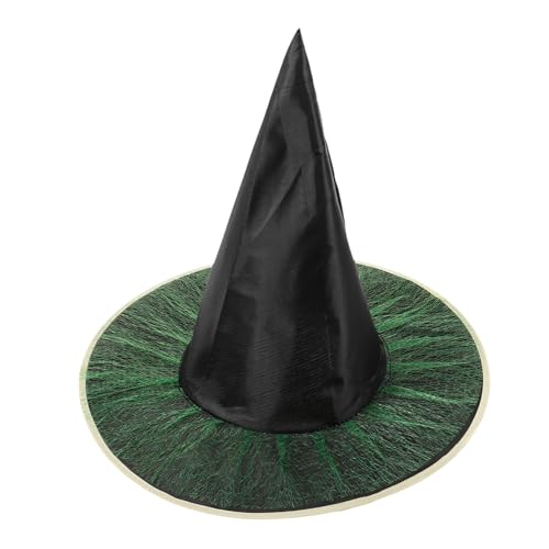 Abaodam Halloween Hexenhut Grün Oxford Witch Hat Prop Leicht und Bequem für Halloween Kostüme Party und Cosplay Abaodam Halloween Hexenhut Grün Oxford Witch Hat Prop Leicht und Bequem für Halloween Kostüme Party und Cosplay von Abaodam