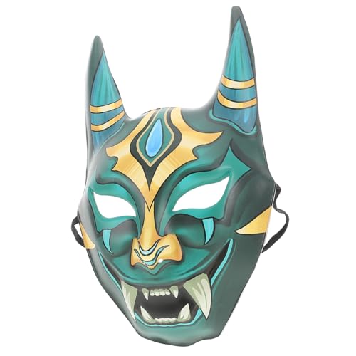 Abaodam Halloween Japanische Oni Maske Cosplay Kostüm Zubehör für Partys und Maskeraden Authentische Gruselige Dekorationsmaske für Halloween Festlichkeiten Unisex Design für Abaodam Halloween Japanische Oni Maske Cosplay Kostüm Zubehör für Partys und Maskeraden Authentische Gruselige Dekorationsmaske für Halloween Festlichkeiten Unisex Design für von Abaodam